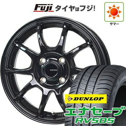 【新品 軽自動車】 夏タイヤ ホイール4本セット 155/65R13 ダンロップ エナセーブ RV505 ホットスタッフ ジースピード G-06 13インチ(送料無料)