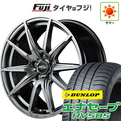 【新品国産5穴114.3車】 夏タイヤ ホイール4本セット 215/65R16 ダンロップ エナセーブ RV505 MID WHEELS SLS 16インチ(送料無料) サマータイヤ