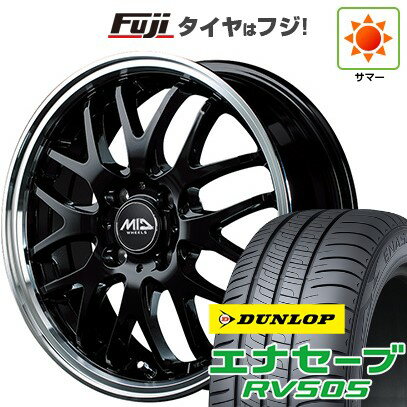 【新品 軽自動車】N-BOX タント スペーシア 夏タイヤ ホイール4本セット 165/55R15 ダンロップ エナセーブ RV505 MID WHEELS エグゼ10 15インチ(送料無料) サマータイヤ