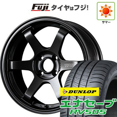 【新品 軽自動車】ハスラー デリカミニ(4WD) 夏タイヤ ホイール4本セット 165/60R15 ダンロップ エナセーブ RV505 RAYS レイズ ボルクレーシング TE37 ソニック 15インチ(送料無料) サマータイヤ