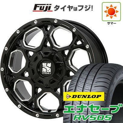 【新品国産車用5穴100】 夏タイヤ ホイール4本セット 205/55R16 ダンロップ エナセーブ RV505 MLJ エクストリームJ XJ06 16インチ(送料無料)