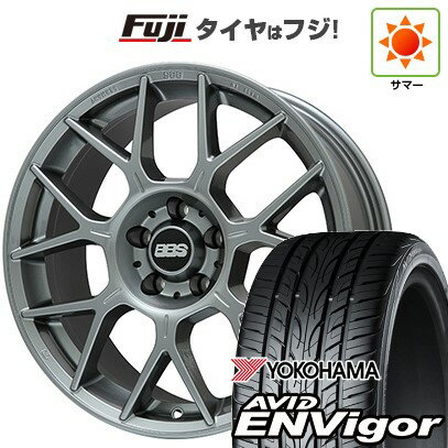 【新品国産車用5穴114.3】 夏タイヤ ホイール4本セット 245/40R20 ヨコハマ エイビッド エンビガーS321 BBS GERMANY XR プラチナムシルバー 20インチ(送料無料)