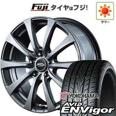 【新品国産車用5穴114.3】 夏タイヤ ホイール4本セット 225/45R18 ヨコハマ エイビッド エンビガーS321 MID WHEELS G10 18インチ(送料無料)