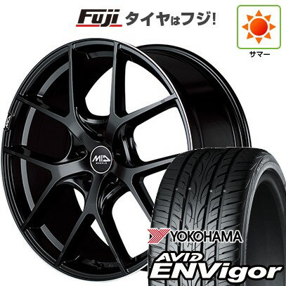 【新品国産車用5穴114.3】 夏タイヤ ホイール4本セット 245/45R20 ヨコハマ エイビッド エンビガーS321 MID WHEELS MID EXCLUSIVE 025F 20インチ(送料無料)