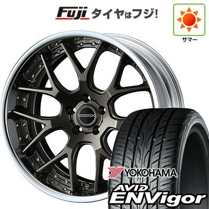 【新品国産車用5穴114.3】 夏タイヤ ホイール4本セット 225/45R18 ヨコハマ エイビッド エンビガーS321 WEDS ウェッズ マーベリック 1307M 18インチ(送料無料)