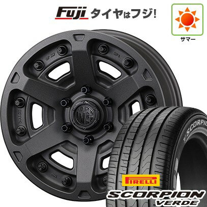 【新品国産車用5穴114.3】 夏タイヤ ホイール4本セット 215/70R16 ピレリ スコーピオン ヴェルデ クリムソン マーテルギア(MG) アーマーFF 16インチ(送料無料)