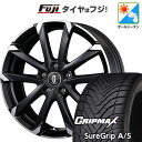 【新品国産5穴114.3車】 オールシーズンタイヤ ホイール4本セット 215/45R18 グリップマックス シュアグリップ オールシーズン(限定) コーセイ ...