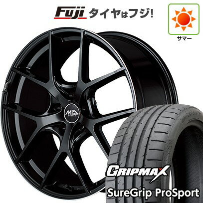 【新品国産車用5穴114.3】 夏タイヤ ホイール4本セット 255/45R20 グリップマックス シュアグリップ PRO SPORT BSW（限定） MID WHEELS MID EXCLUSIVE 025F 20インチ(送料無料)