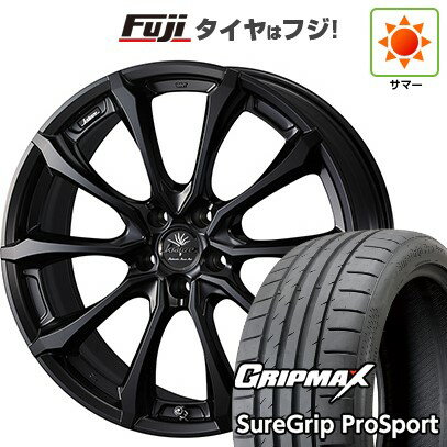 【新品国産車用5穴114.3】 夏タイヤ ホイール4本セット 225/45R18 グリップマックス シュアグリップ PR..