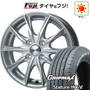 【新品 軽自動車】軽トラ 軽バン 夏タイヤ ホイール4本セット 145/80R12 80/78Q グリップマックス スタチャー HC-V RWL(限定) ホットスタッフ エクシーダー E06 12インチ(送料無料) サマータイヤ