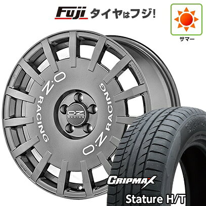 【新品国産車用5穴114.3】 夏タイヤ ホイール4本セット 235/55R18 グリップマックス スタチャー H/T BSW（限定） OZ ラリーレーシング 8J 18インチ(送料無料)