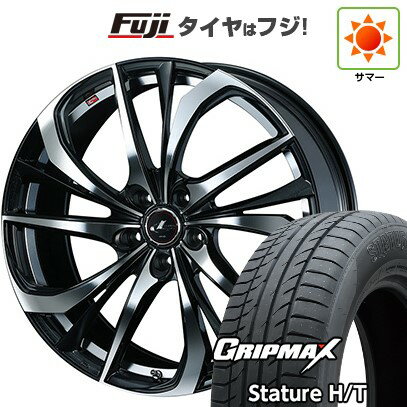 【新品国産車用5穴114.3】 夏タイヤ ホイール4本セット 235/55R18 グリップマックス スタチャー H/T BSW（限定） WEDS ウェッズ レオニス TE 7J 18インチ(送料無料)