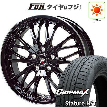 【新品国産車用5穴114.3】 夏タイヤ ホイール4本セット 225/60R18 グリップマックス スタチャー H/T BSW（限定） ホットスタッフ プレシャス HM-3 18インチ(送料無料)
