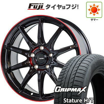 【新品国産車用5穴114.3】 夏タイヤ ホイール4本セット 235/55R18 グリップマックス スタチャー H/T BSW（限定） ホットスタッフ ジースピード P-05R 7J 18インチ(送料無料)