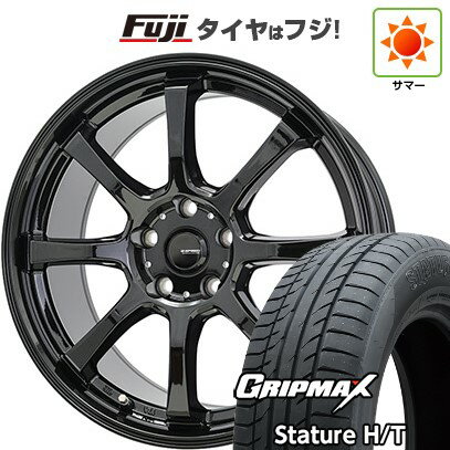 【新品国産車用5穴114.3】 夏タイヤ ホイール4本セット 225/50R18 グリップマックス スタチャー H/T BSW（限定） ホットスタッフ ジースピード G-08 18インチ(送料無料)
