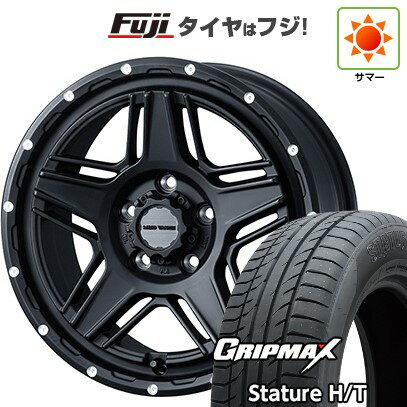 【新品国産車用5穴114.3】 夏タイヤ ホイール4本セット 225/65R17 グリップマックス スタチャー H/T BSW（限定） WEDS ウェッズアドベンチャー マッドヴァンス 07 17インチ(送料無料)