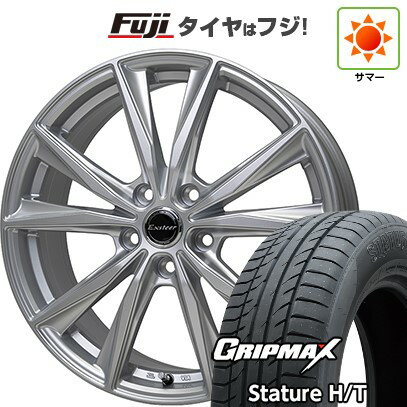 【新品国産車用5穴114.3】 夏タイヤ ホイール4本セット 225/65R17 グリップマックス スタチャー H/T BSW（限定） ホットスタッフ エクスターST 17インチ(送料無料)