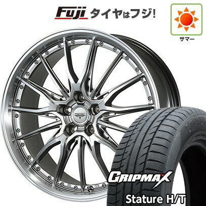 【新品国産車用5穴114.3】 夏タイヤ ホイール4本セット 225/50R18 グリップマックス スタチャー H/T BSW（限定） トピー ドルフレン ヒューバー 18インチ(送料無料)
