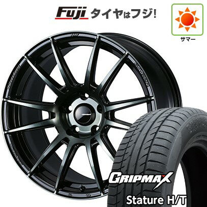【新品国産車用5穴114.3】 夏タイヤ ホイール4本セット 225/60R18 グリップマックス スタチャー H/T BSW（限定） WEDS ウェッズ ウェッズスポーツ SA-62R 7.5J 18インチ(送料無料)