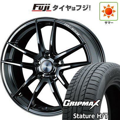 【新品国産車用5穴114.3】 夏タイヤ ホイール4本セット 225/50R18 グリップマックス スタチャー H/T BSW（限定） WEDS ウェッズスポーツ RN-55M 18インチ(送料無料)