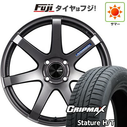 【新品国産車用5穴114.3】 夏タイヤ ホイール4本セット 225/60R18 グリップマックス スタチャー H/T BSW（限定） ENKEI エンケイ PerformanceLine PF07 7.5J 18インチ(送料無料)