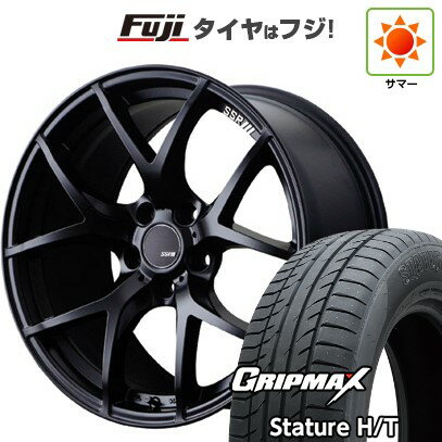 【新品国産車用5穴114.3】 夏タイヤ ホイール4本セット 225/50R18 グリップマックス スタチャー H/T BSW（限定） SSR GT GTV03 18インチ(送料無料)