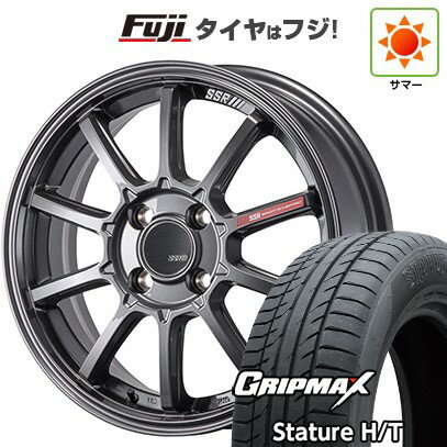 【新品国産車用5穴114.3】 夏タイヤ ホイール4本セット 225/50R18 グリップマックス スタチャー H/T BSW（限定） SSR GT GTV05 18インチ(送料無料)