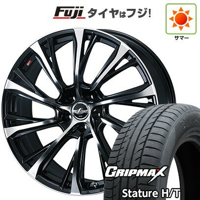【新品国産車用5穴114.3】 夏タイヤ ホイール4本セット 225/60R18 グリップマックス スタチャー H/T BSW（限定） WEDS ウェッズ レオニス JG 7J 18インチ(送料無料)
