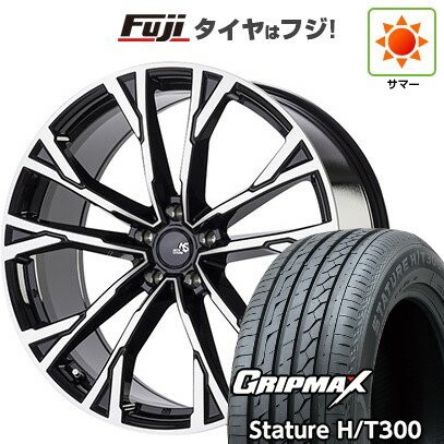 【新品国産5穴114.3車】 夏タイヤ ホイール4本セット 245/45R20 グリップマックス スタチャー H/T300 BSW(限定2022年製) アウトストラーダ エクシオン 20インチ(送料無料) サマータイヤ