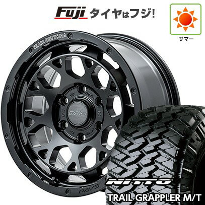 【新品】プラド/ハイラックス 夏タイヤ ホイール4本セット 265/70R17 ニットー トレイルグラップラー M/T RAYS レイズ デイトナ M9+ 17インチ(送料無料)(2)