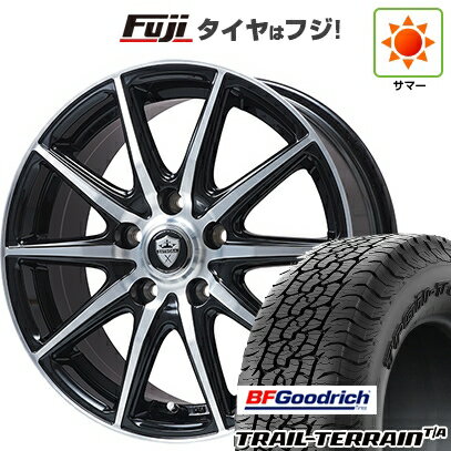 【新品国産車用5穴114.3】 夏タイヤ ホイール4本セット 225/55R18 BFグッドリッチ トレールテレーンT/A ORBL エルベ エステローザ EST-10S 18インチ(送料無料)