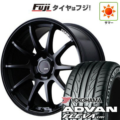 【新品国産車用5穴100】 夏タイヤ ホイール4本セット 215/40R18 ヨコハマ アドバン フレバV701 SSR GT GTV02 18インチ(送料無料)