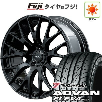 【新品国産車用5穴114.3】 夏タイヤ ホイール4本セット 225/35R20 ヨコハマ アドバン フレバV701 RAYS レイズ ホムラ 2X9R 20インチ(送料無料)