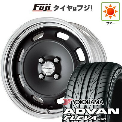 【新品国産4穴100車】 夏タイヤ ホイール4本セット 195/45R16 ヨコハマ アドバン フレバV701 WORK ワーク シーカー DT 16インチ(送料無料) サマータイヤ