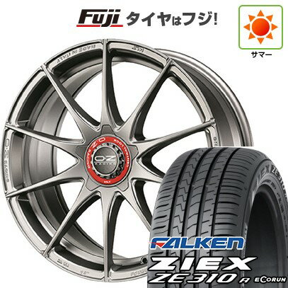 【新品国産車用5穴100】 夏タイヤ ホイール4本セット 215/40R18 ファルケン ジークス ZE310R エコラン(限定) OZ フォーミュラHLT 18インチ(送料無料)