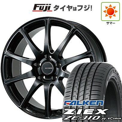 【新品国産車用5穴114.3】 夏タイヤ ホイール4本セット 215/40R18 ファルケン ジークス ZE310R エコラン(限定) ブリヂストン エコフォルム CRS23 18インチ(送料無料)