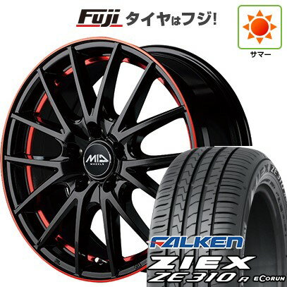 【新品国産車用5穴114.3】 夏タイヤ ホイール4本セット 225/65R17 ファルケン ジークス ZE310R エコラン(限定) MID WHEELS RX27 17インチ(送料無料)