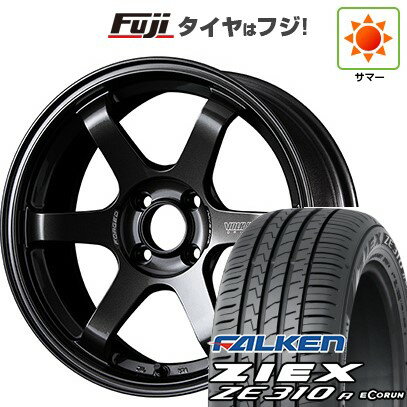 【新品国産4穴100車】 夏タイヤ ホイール4本セット 195/45R16 ファルケン ジークス ZE310R エコラン(限定) RAYS レイズ ボルクレーシング TE37 ソニック 16インチ(送料無料) サマータイヤ