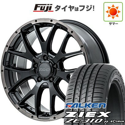 【新品国産車用5穴100】 夏タイヤ ホイール4本セット 205/55R16 ファルケン ジークス ZE310R エコラン(限定) RAYS レイズ ホムラ 2X7FA BLACK CLEAR EDITION 16インチ(送料無料)