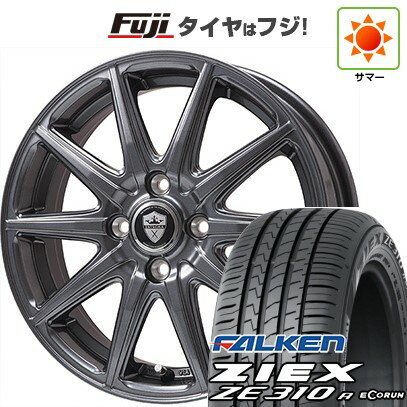 【新品国産4穴100車】 夏タイヤ ホイール4本セット 185/55R15 ファルケン ジークス ZE310R エコラン(限定) ブランドル LP92 15インチ(送料無料) サマータイヤ