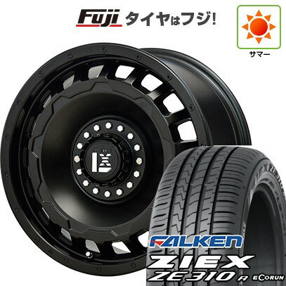 【新品国産4穴100車】 夏タイヤ ホイール4本セット 195/45R16 ファルケン ジークス ZE310R エコラン(限定) オフビート レクセル スワッガー 16インチ(送料無料) サマータイヤ
