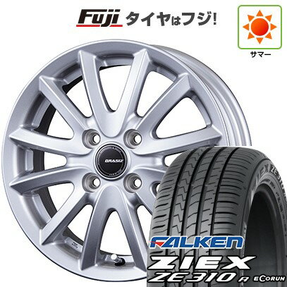 【新品国産4穴100車】 夏タイヤ ホイール4本セット 195/45R16 ファルケン ジークス ZE310R エコラン(限定) コーセイ クレイシズ VS6 16インチ(送料無料) サマータイヤ