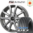 【新品国産4穴100車】 夏タイヤ ホイール4本セット 195/55R16 ファルケン ジークス ZE310R エコラン(限定) コーセイ クレイシズ GC36F 16インチ(送料無料) サマータイヤ(2)