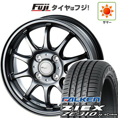【新品国産4穴100車】 夏タイヤ ホイール4本セット 195/45R16 ファルケン ジークス ZE310R エコラン(限定) ビッグウエイ BWスポーツ ZT10 16インチ(送料無料) サマータイヤ