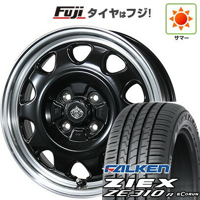 【新品国産4穴100車】 夏タイヤ ホイール4本セット 195/45R16 ファルケン ジークス ZE310R エコラン(限定) トピー ランドフット SWZ 16インチ(送料無料) サマータイヤ