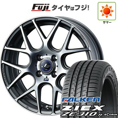 【新品国産4穴100車】 夏タイヤ ホイール4本セット 195/45R16 ファルケン ジークス ZE310R エコラン(限定) WEDS ウェッズ レオニス NAVIA 06 16インチ(送料無料) サマータイヤ