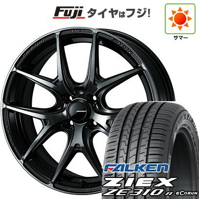 【新品国産4穴100車】 夏タイヤ ホイール4本セット 185/55R15 ファルケン ジークス ZE310R エコラン(限定) WEDS ウェッズスポーツ SA-01R 15インチ(送料無料) サマータイヤ