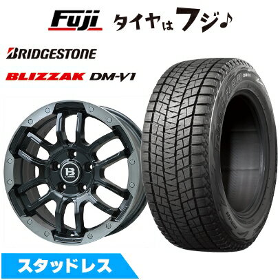 【新品】輸入車用 レネゲード スタッドレスタイヤ ホイール4本セット 215/60R17 ブリヂストン ブリザック DM-V1 ビッグウエイ B-LUGNAS FRD 7J 17インチ(送料無料)
