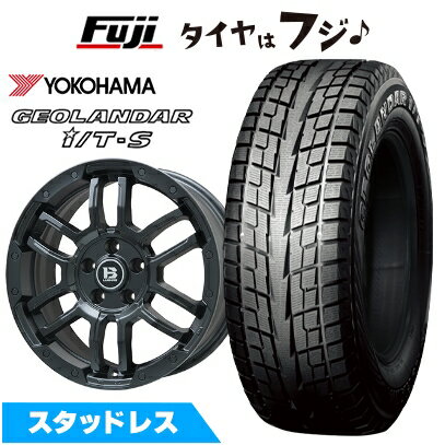 【新品】輸入車用 レネゲード スタッドレスタイヤ ホイール4本セット 215/65R16 ヨコハマ ジオランダー I/T-S G073 ビッグウエイ B-LUGNAS FRD(マットブラック) 6.5J 16インチ(送料無料)