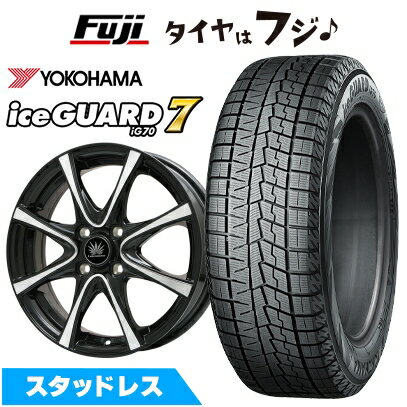 【新品】30系アルファード/ヴェルファイア等 スタッドレスタイヤ ホイール4本セット 215/65R16 ヨコハマ アイスガード7 セブンIG70 プレミックス アマルフィV Jr(ブラックポリッシュ) 6.5J 16インチ(送料無料)
